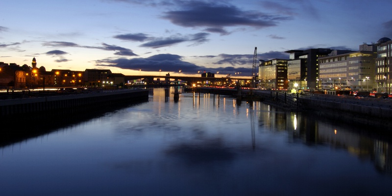 River Clyde at Sunset