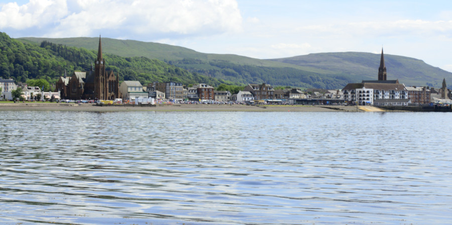 Largs seafront